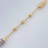 Pulso Espiga Barril 2.6gr / 7 1/2 in / 3mm Oro Amarillo 18K %