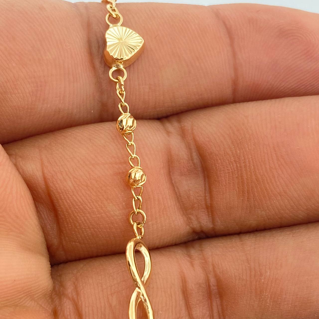Bracelet Espiga Barril 2.8gr / 7 1/2 in / 3mm Yellow Gold 18K %
