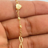 Bracelet Espiga Barril 2.8gr / 7 1/2 in / 3mm Yellow Gold 18K %