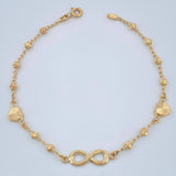 Bracelet Espiga Barril 2.8gr / 7 1/2 in / 3mm Yellow Gold 18K %