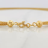Cadena Cascada 9.95g / 18 in / 0.9mm Oro Amarillo 18K