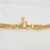 Cadena Cascada 5.7g / 18 in / 0.9mm Oro Amarillo 18K