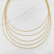 Cadena Cascada 5.75g / 18 in / 0.9mm Oro Amarillo 18K