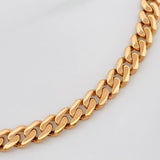 Pulso Cubano Infinito 6.9g / 8 1/4 in / 4.94mm Oro Rosa 18K
