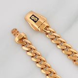 Pulso Cubano Infinito 6.1g / 7 1/4 in / 4.9mm Oro Rosa 18K