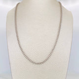 Cadena Ice 15.9g / 60cm / 2.55mm Oro Blanco 18K