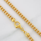 Cadena Ice 28.65g / 28 in / 3.7mm Dos Oros Amarillo Blanco 18K