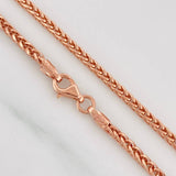 Franco Chain 5.95g / 24 in / 2.4mm 18K Rose Gold