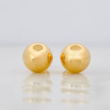 Topos Bola Lisa 0.9g / in / 8mm Oro Amarillo 18K