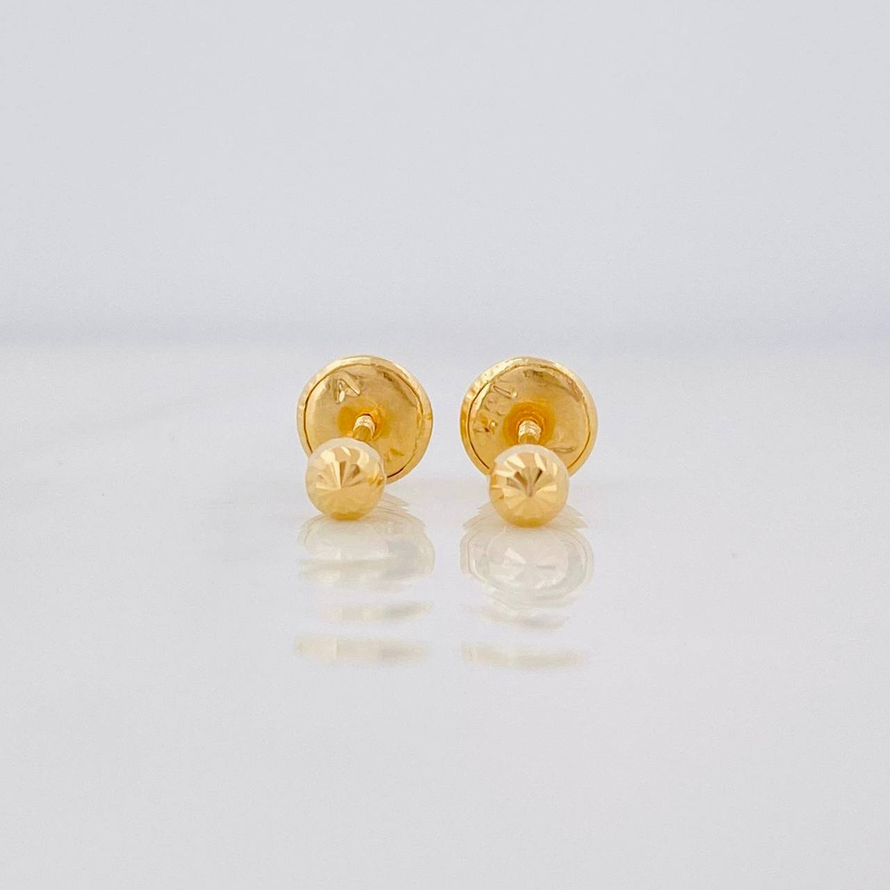 Topos Bola Diamantada 0.4g / in / 3mm Oro Amarillo 18K