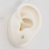 Topos Bola Lisa 0.35g / in / 2mm Oro Amarillo 18K
