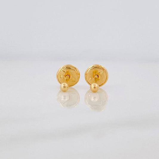 Topos Bola Lisa 0.35g / in / 2mm Oro Amarillo 18K