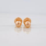 Topos Bola Lisa 0.4g / in / 3mm Oro Rosa 18K