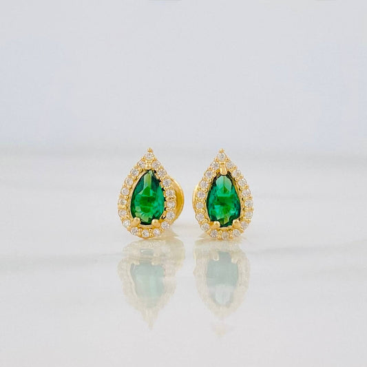 Topos Halo Gota 0.95g / in / 5.6mm Oro Amarillo 18K