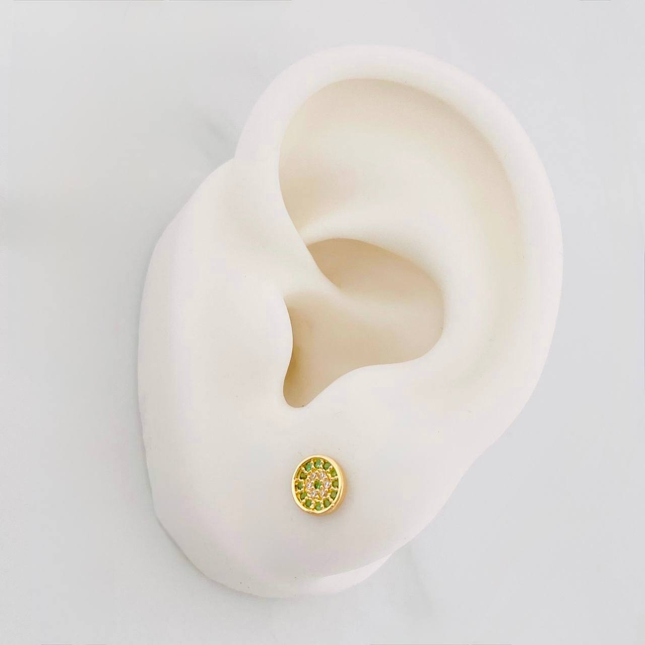 Topos Circulo 0.9g / in / 5.9mm Oro Amarillo 18K