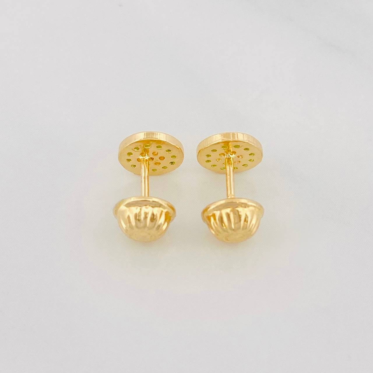 Topos Circulo 0.9g / in / 5.9mm Oro Amarillo 18K