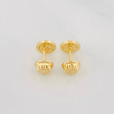 Topos Circulo 0.9g / in / 5.9mm Oro Amarillo 18K