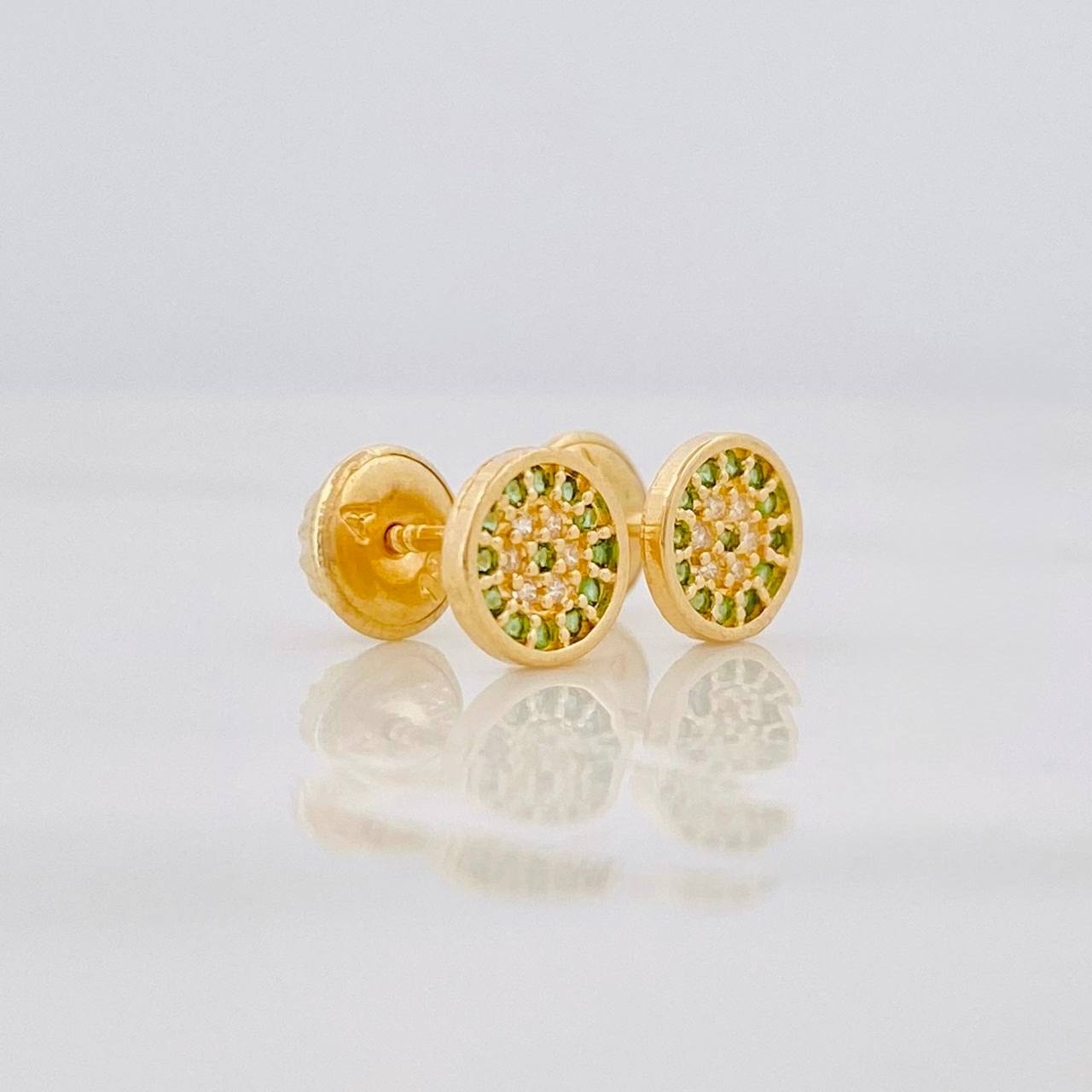 Topos Circulo 0.9g / in / 5.9mm Oro Amarillo 18K