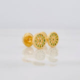 Topos Circulo 0.9g / in / 5.9mm Oro Amarillo 18K