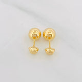Topos Bola Diamantada 1.15g / in / 8mm Oro Amarillo 18K