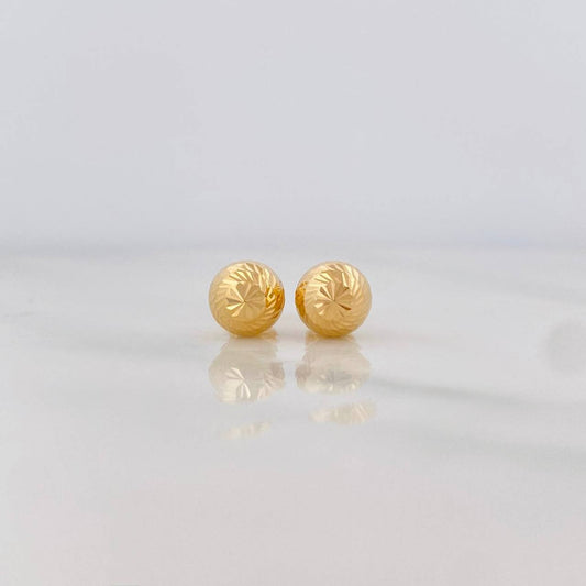 Topos Bola Diamantada 1.15g / in / 8mm Oro Amarillo 18K