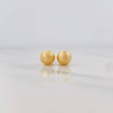 Topos Bola Diamantada 1.15g / in / 8mm Oro Amarillo 18K