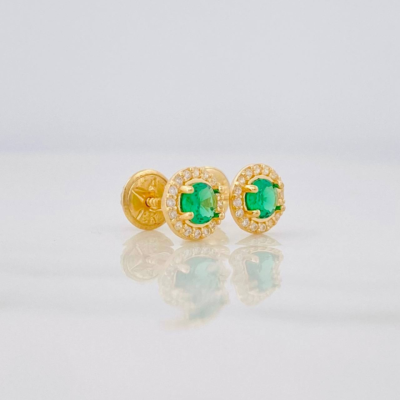 Topos Halo Circulo 1g / in / 6.2mm Oro Amarillo 18K