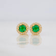 Topos Halo Circulo 0.95g / in / 6.1mm Oro Amarillo 18K