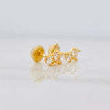 Topos Tiara 0.8g / in / 8.9mm Oro Amarillo 18K