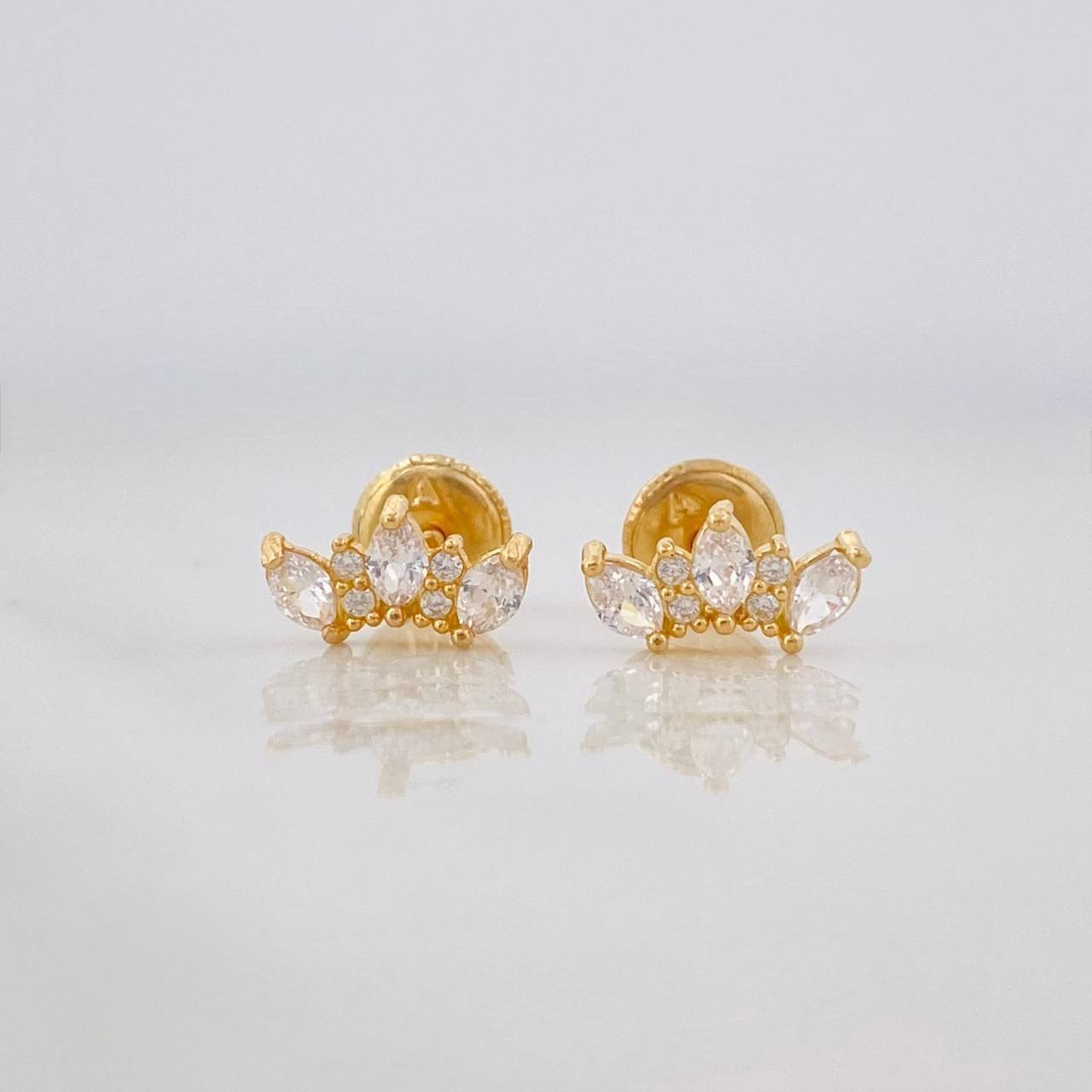 Topos Tiara 0.8g / in / 8.9mm Oro Amarillo 18K