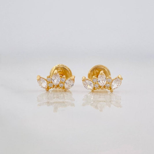Topos Tiara 0.8g / in / 8.9mm Oro Amarillo 18K