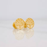 Topos Arbol 1.35g / in / 8.3mm Oro Amarillo 18K
