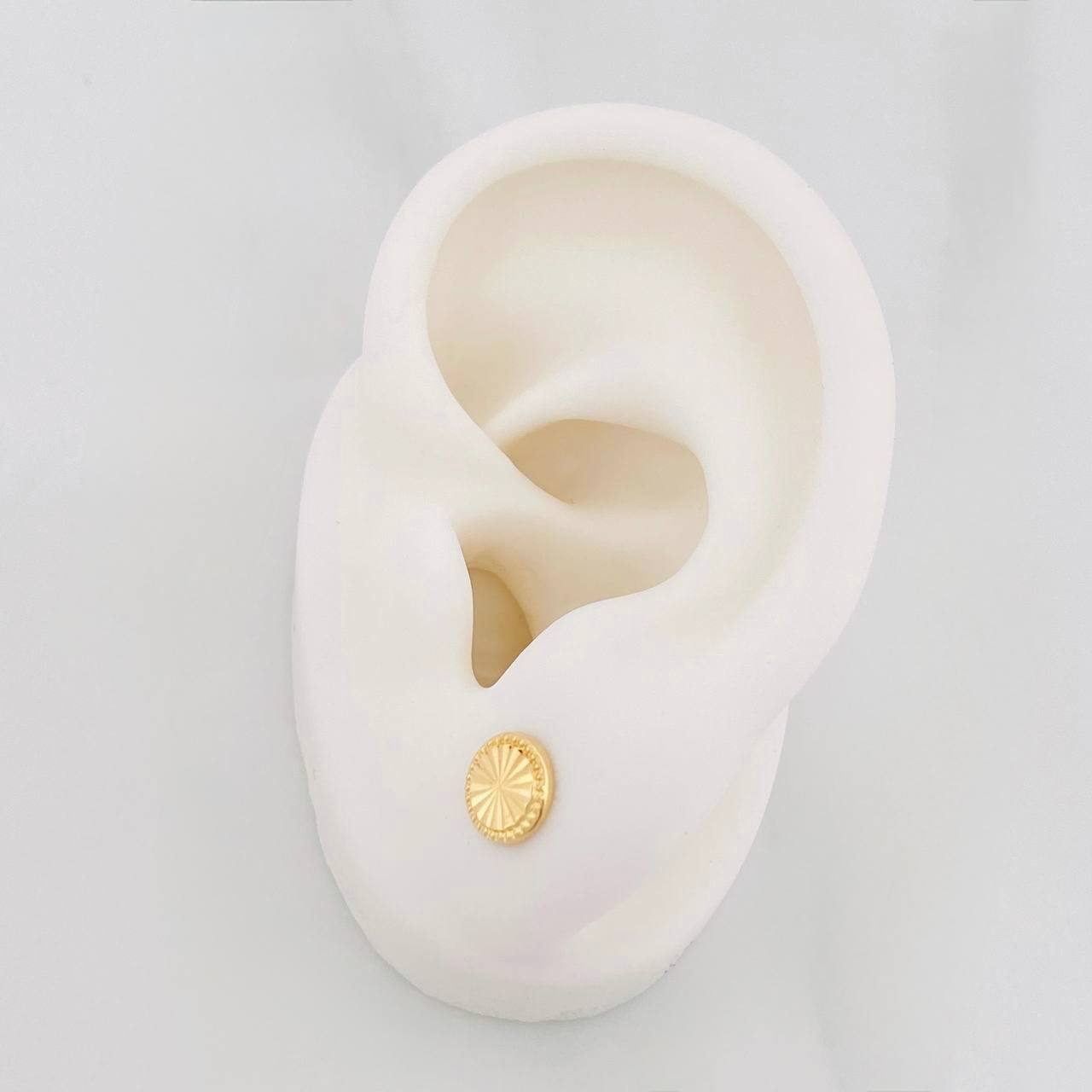 Topos Circulo 0.7g / in / 7mm Oro Amarillo 18K