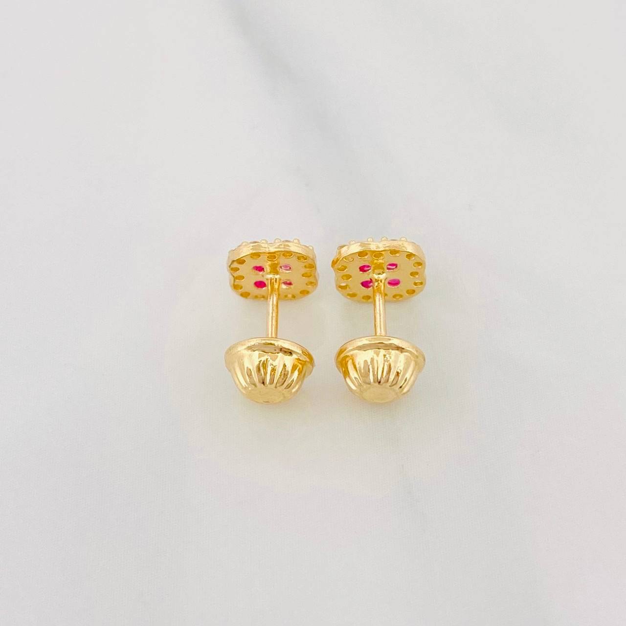 Topos Flor 0.9g / in / 5.75mm Oro Amarillo 18K