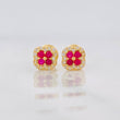 Topos Flor 0.9g / in / 5.75mm Oro Amarillo 18K