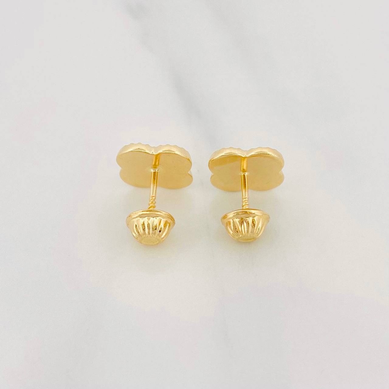Topos Trebol 0.95g / in / 8.2mm Oro Amarillo 18K