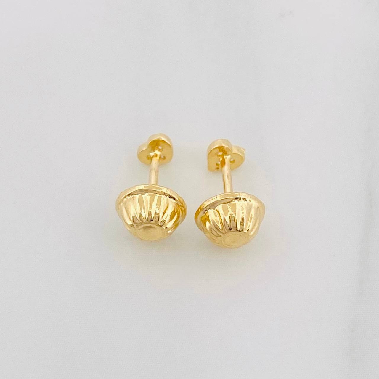 Topos Corazón Tupido 0.45g / in / 3mm Oro Amarillo 18K