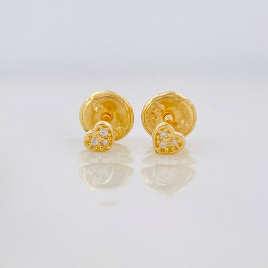 Topos Corazon 0.45g / in / 3.3mm Oro Amarillo 18K