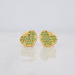 Heart Stud Earrings 1g / in / 7.2mm 18K Yellow Gold