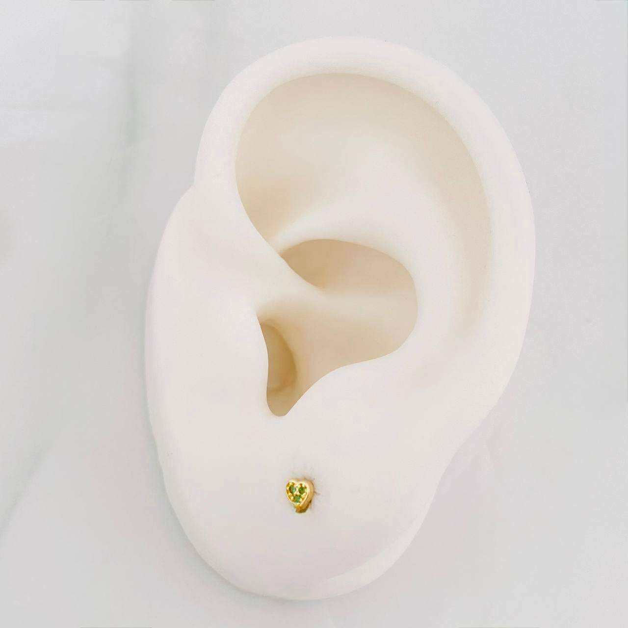 Topos Corazon 0.45g / in / 3mm Oro Amarillo 18K
