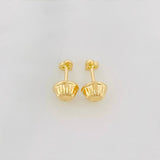 Topos Corazon 0.45g / in / 3mm Oro Amarillo 18K