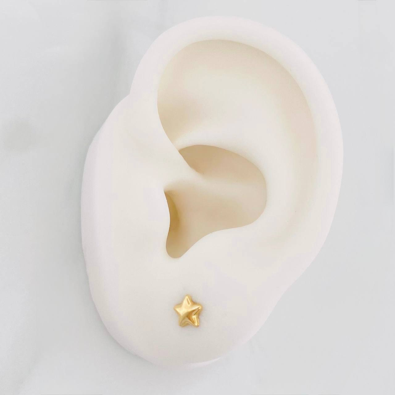 Topos Estrella 0.4g / in / 3.9mm Oro Amarillo 18K