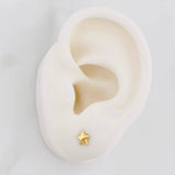 Topos Estrella 0.45g / in / 5.4mm Oro Amarillo 18K