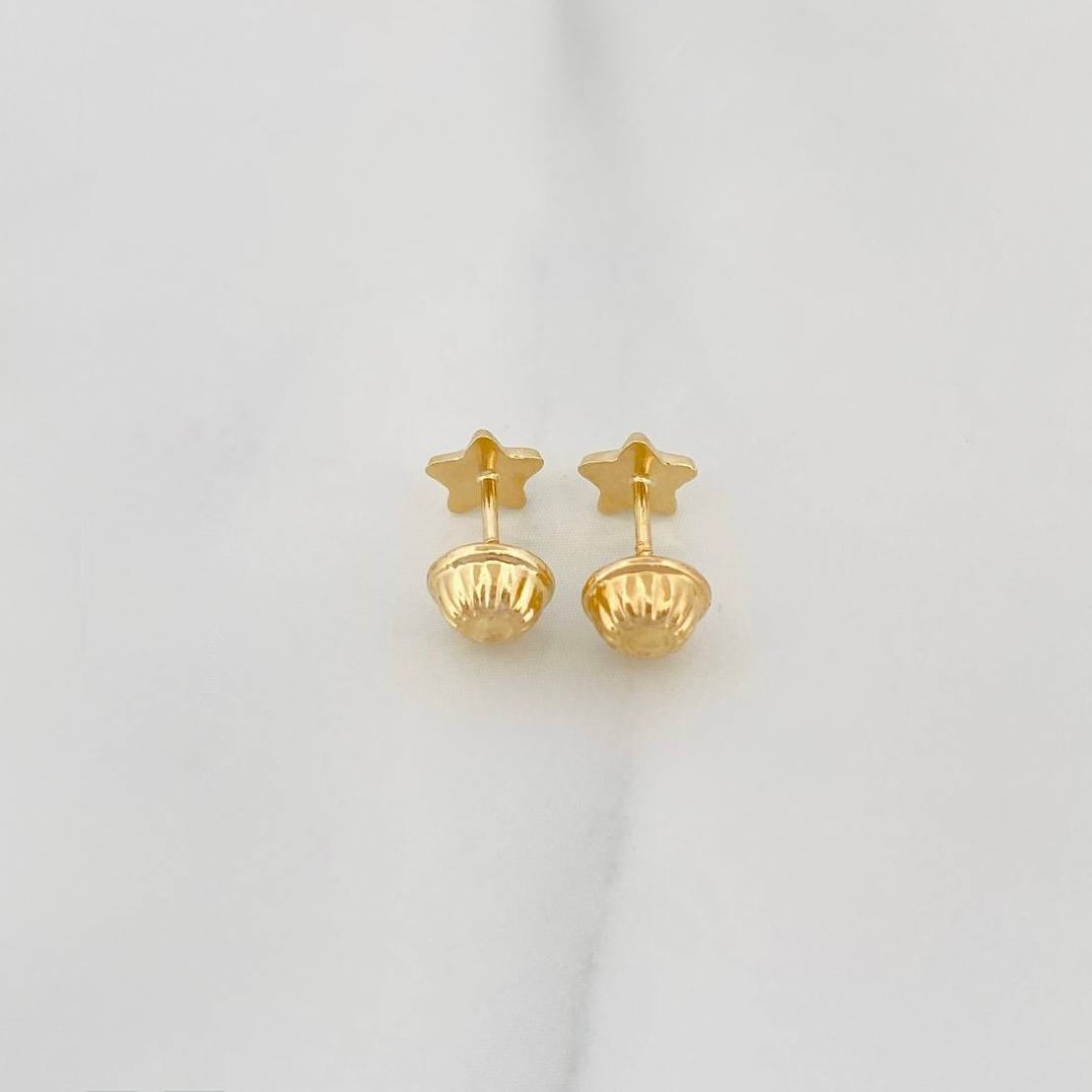 Topos Estrella 0.4g / in / 3.9mm Oro Amarillo 18K
