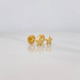 Topos Estrella 0.4g / in / 3.9mm Oro Amarillo 18K