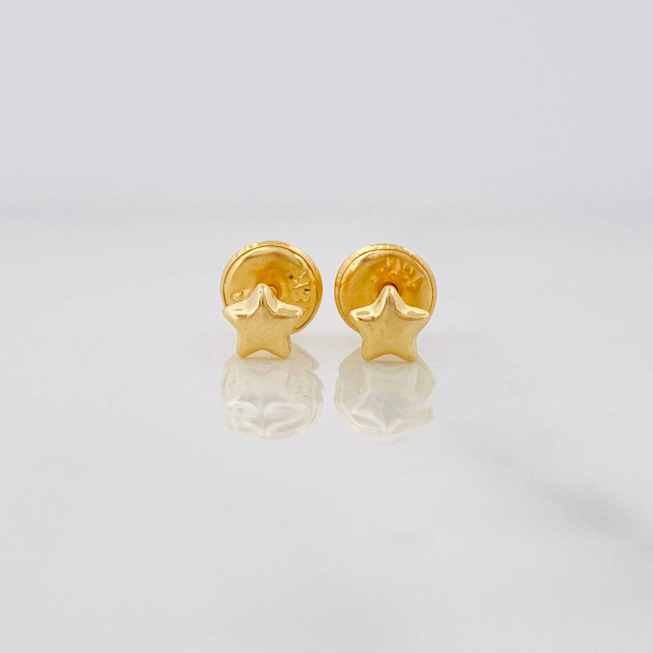 Topos Estrella 0.45g / in / 4.6mm Oro Amarillo 18K
