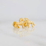 Topos Caballos 1.1g / in / 8.1mm Oro Amarillo 18K
