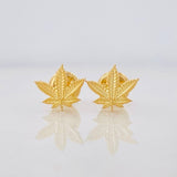 Topos Hojas 0.85g / in / 6.4mm Oro Amarillo 18K