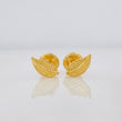 Leaf Stud Earrings 2.25g / in / 3.7mm Yellow Gold 18K
