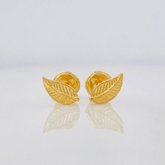 Topos Hojas 0.7g / in / 3.55mm Oro Amarillo 18K